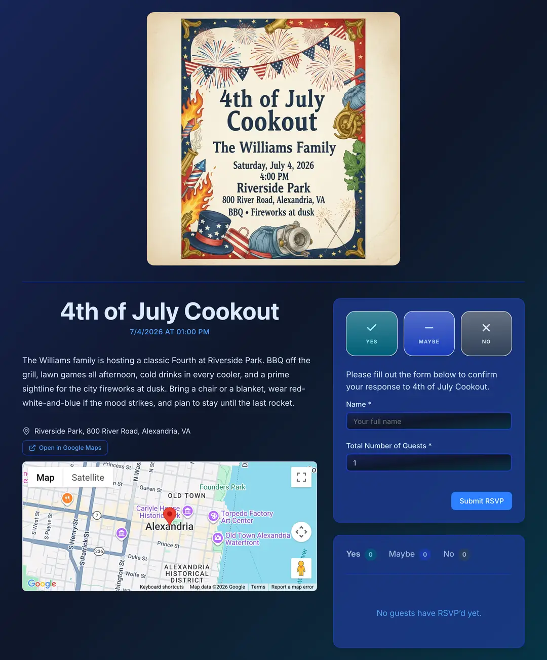 4th-of-july-party invite preview