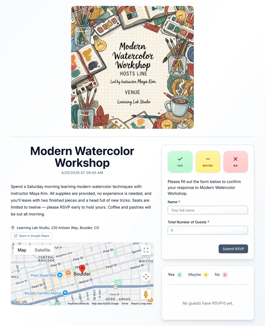 workshop invite preview